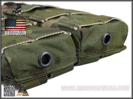 Emerson Double 5.56 Open Top Magazine Pouch-Emerson Gear-Socom Tactical Airsoft