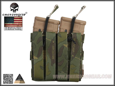 Emerson Double 5.56 Open Top Magazine Pouch-Emerson Gear-Socom Tactical Airsoft