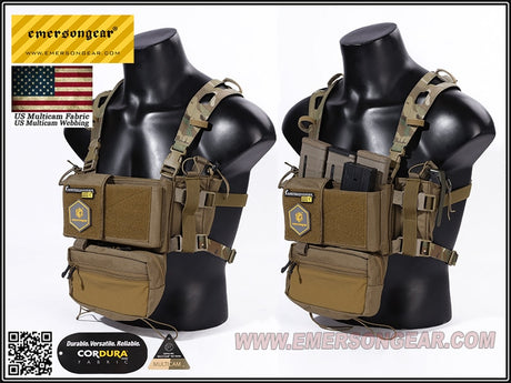 Emerson Gear CP Style Chest Rig Harness (Various Colours)-Emerson Gear-Socom Tactical Airsoft