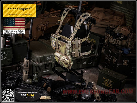 Emerson Gear CP Style Chest Rig Harness (Various Colours)-Emerson Gear-Socom Tactical Airsoft