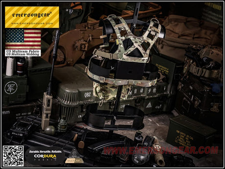 Emerson Gear CP Style Chest Rig Harness (Various Colours)-Emerson Gear-Socom Tactical Airsoft