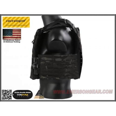Emerson Gear FS Style Strandhogg Plate Carrier - Multicam Black-Emerson Gear-Socom Tactical Airsoft