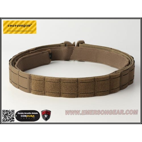Coyote Brown Emerson Gear LCS Airsoft Combat Belt | Socom Tactical