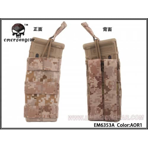 Emerson Single 5.56 Open Top Magazine Pouch | AOR1 – Socom