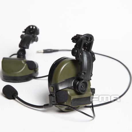 FMA Comtac II / III Helmet Arc Rail Headset Adapter-FMA Tactical Gear-Socom Tactical Airsoft