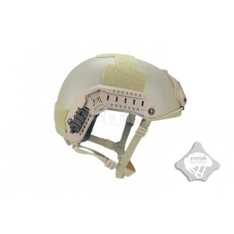 FMA Fast Helmet (Carbon Fibre Version) M/L - Dark Earth-FMA Tactical Gear-Socom Tactical Airsoft