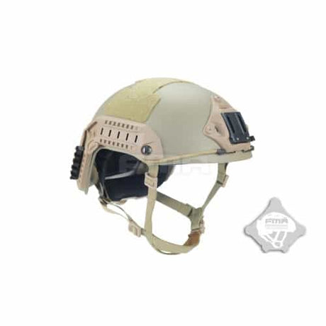 FMA Fast Helmet (Carbon Fibre Version) M/L - Dark Earth-FMA Tactical Gear-Socom Tactical Airsoft