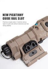 FMA MAWL-C+ Weapon Light (Nylon Version) Black / Dark Earth-FMA Tactical Gear-Socom Tactical Airsoft