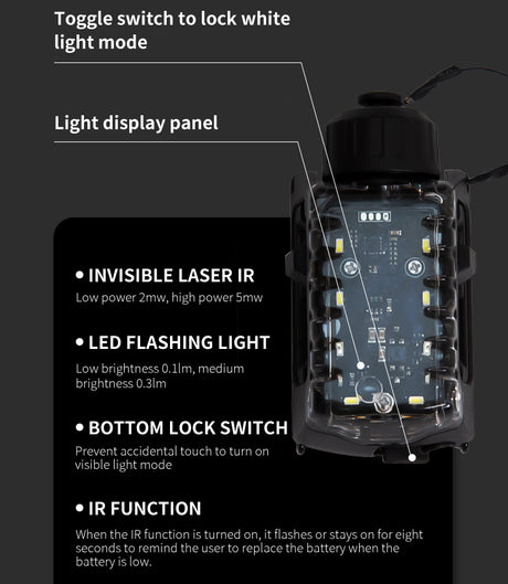 FMA Mercury 9 Beacon - Dark Earth-FMA Tactical Gear-Socom Tactical Airsoft