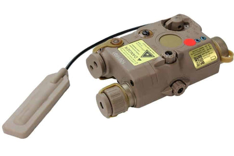FMA PEQ LA5 LED White Light + Red Laser With IR Dark Earth-FMA Tactical Gear-Socom Tactical Airsoft