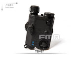 FMA PEQ 15 LA-5 Battery Case + Red Laser Black