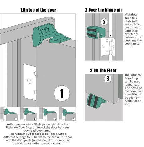 FMA Ultimate 3 Way Door Stop (Black)-FMA Tactical Gear-Socom Tactical Airsoft