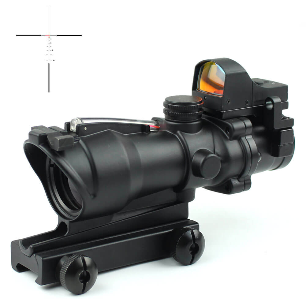 GHT 4x32 ACOG Sight With Fibre Illuminated Red Dot Sight | Great