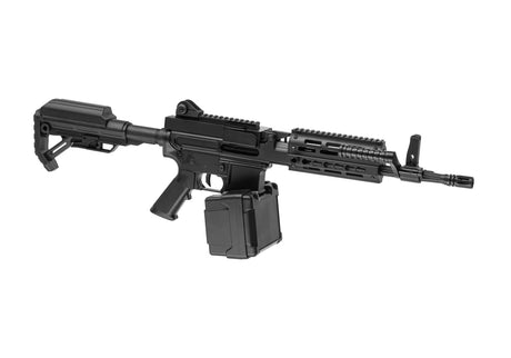 Golden Eagle 6671 LMG Short Barrel with box mag-Socom Tactical Airsoft