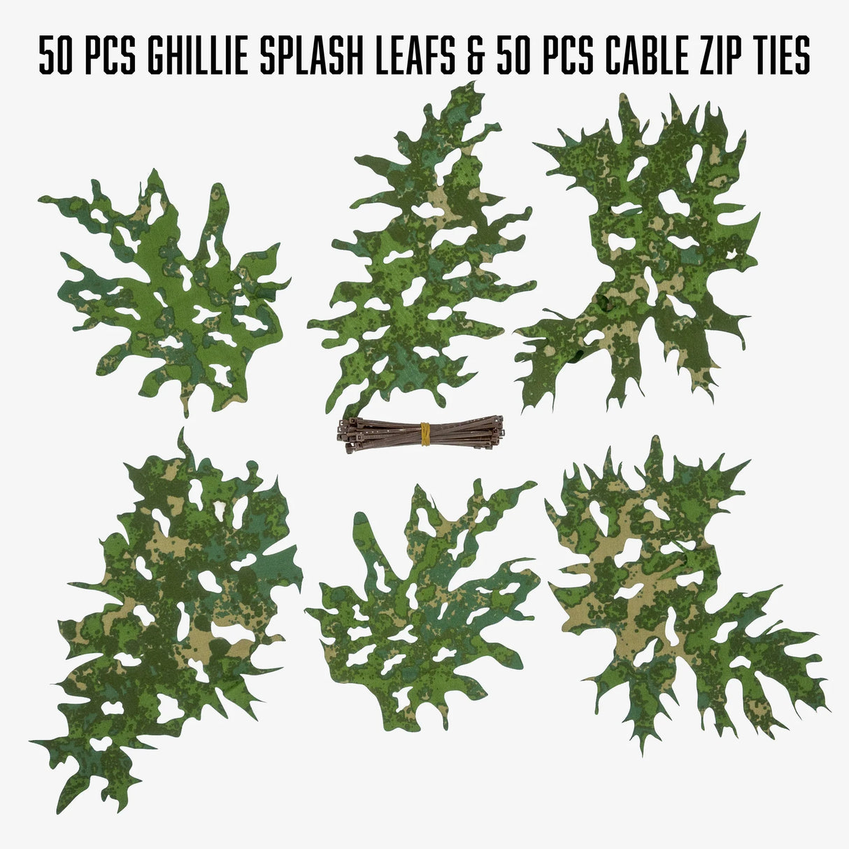 KMCS Ghillie Splash Leafs - 100g Pack (various Colours)