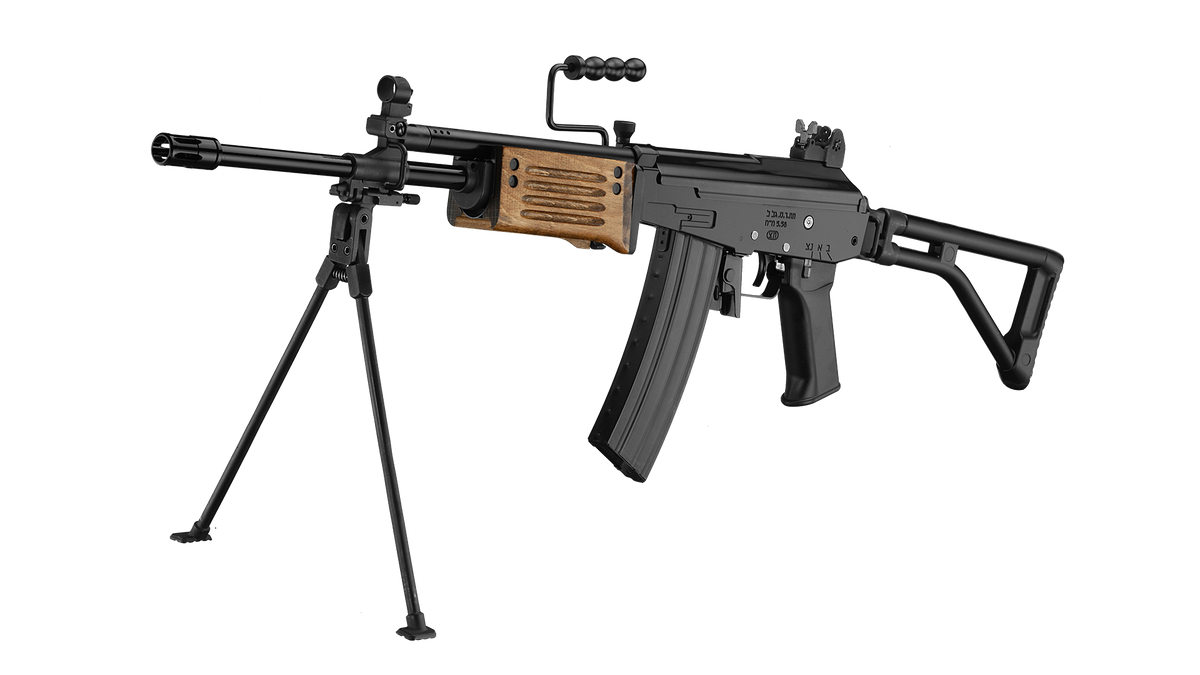 ICS Galil TOD ARM Folding Stock with Wood style Grips – Socom ICS Galil TOD ARM Folding Stock with Wood style Grips – Socom