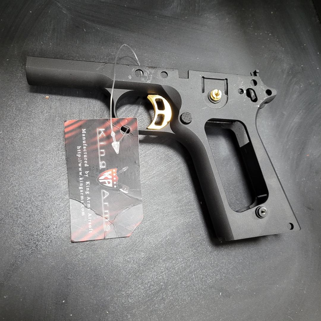 King Arms Predator 1911 Grip Frame with Gold Trigger (Unboxed) – Socom ...