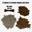 KMCS Ghillie Leafs (Various Colours)-Kicking Mustang Concealment System-Socom Tactical Airsoft
