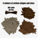 KMCS Ghillie Leafs (Various Colours)-Kicking Mustang Concealment System-Socom Tactical Airsoft