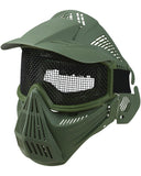 Kombat Full Face Mesh Mask (Various colours)-Kombat UK-Socom Tactical Airsoft