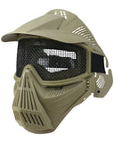 Kombat Full Face Mesh Mask (Various colours)-Kombat UK-Socom Tactical Airsoft