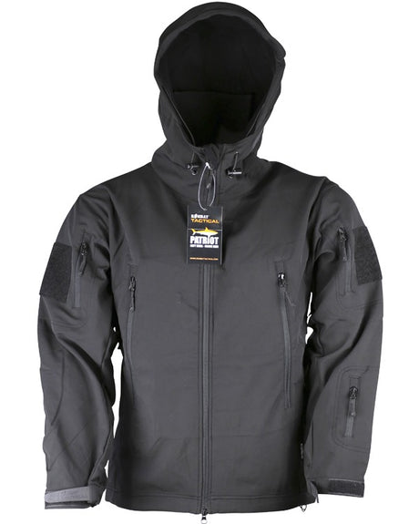 Kombat Patriot Soft Shell Jacket With Hood-Kombat UK-Socom Tactical Airsoft