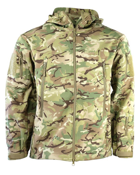 Kombat Patriot Soft Shell Jacket With Hood-Kombat UK-Socom Tactical Airsoft