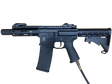 Poseidon Punisher+ QRF HPA airsoft rifle with Polarstar Jack engine in black