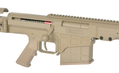 Snow Wolf Barrett M98B MRAD Full Metal Rifle - Tan-Snow Wolf-Socom Tactical Airsoft