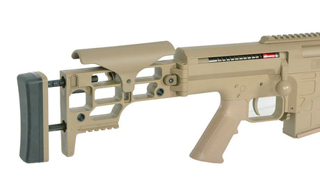 Snow Wolf Barrett M98B MRAD Full Metal Rifle - Tan-Snow Wolf-Socom Tactical Airsoft