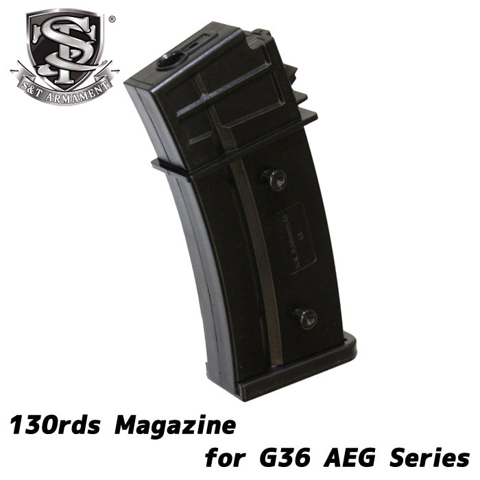 S&T G36 Mid Cap Magazine (130 Rounds)-S&amp;T-Socom Tactical Airsoft