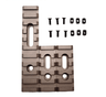 Tak Tak MOE Metal Rail Set for M-LOK (Various Colours)-Tak Tak-Socom Tactical Airsoft