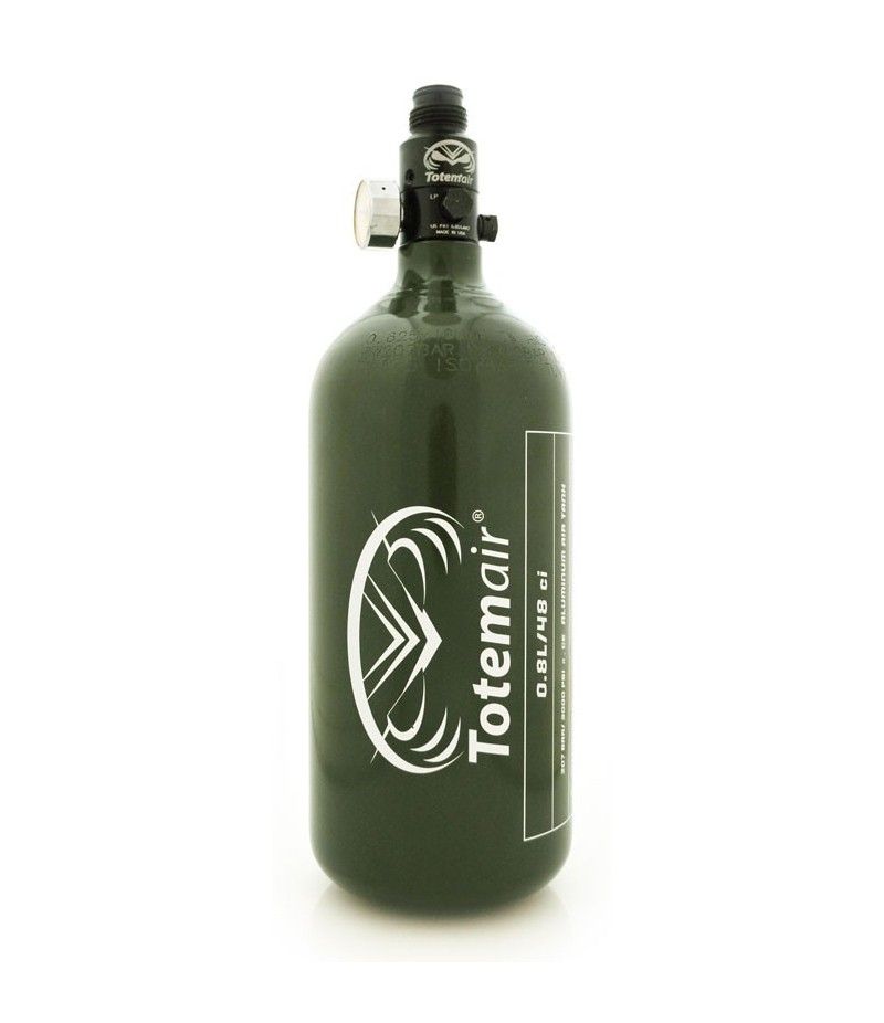 Totem Air 0.8L/48ci 3000psi Aluminium Air Tank with Reg