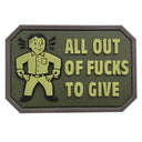 TPB All Out Of F***s To Give Patch-The Patch Board-Socom Tactical Airsoft