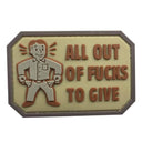 TPB All Out Of F***s To Give Patch-The Patch Board-Socom Tactical Airsoft