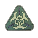 TPB Biohazard Triangle Patch-The Patch Board-Socom Tactical Airsoft