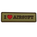 TPB I Love Airsoft Patch-The Patch Board-Socom Tactical Airsoft