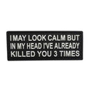 TPB I May Look Calm PVC Patch-The Patch Board-Socom Tactical Airsoft