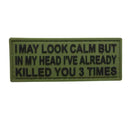 TPB I May Look Calm PVC Patch-The Patch Board-Socom Tactical Airsoft