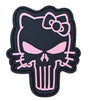TPB Punisher Kitty PVC Patch Black / Pink-The Patch Board-Socom Tactical Airsoft