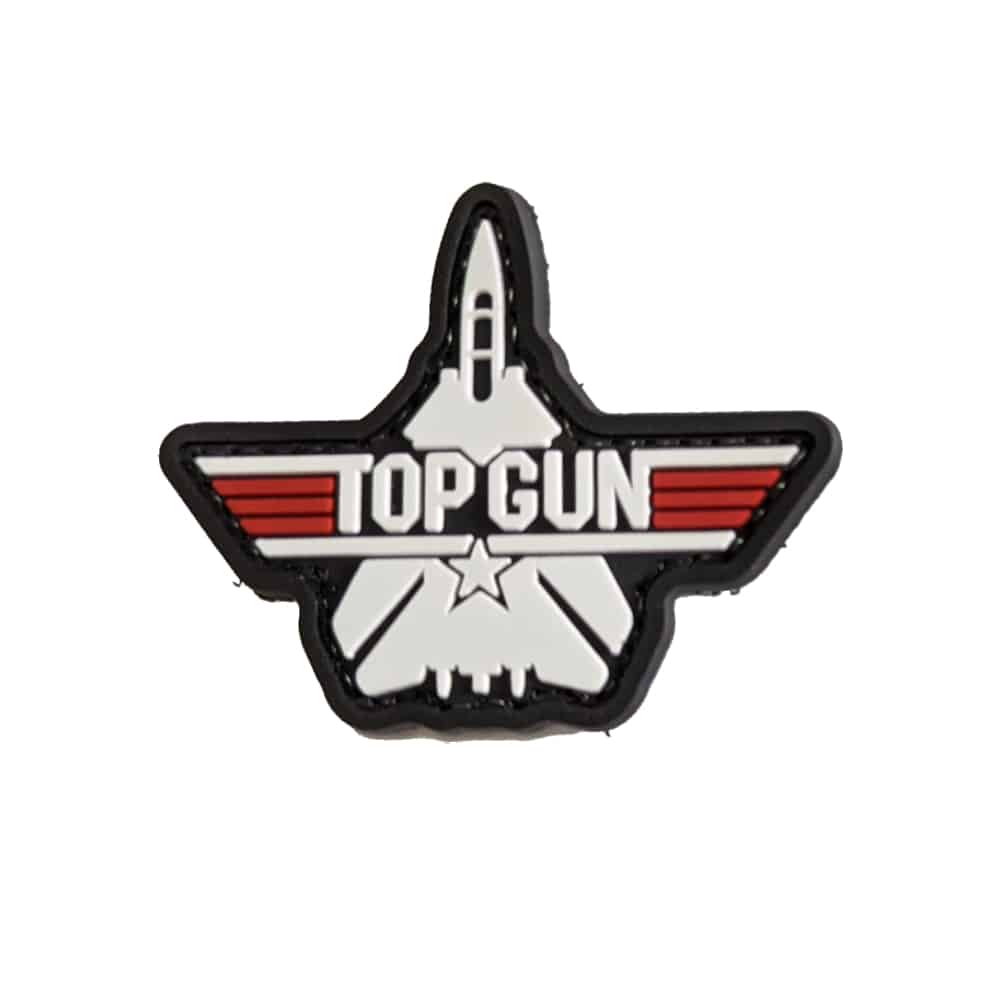 TPB Top Gun Fighter Patch (White) | Great Design – Socom Tactical Airsoft