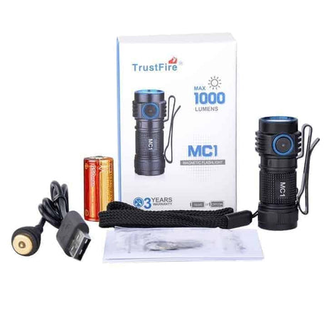 TrustFire MC1 Rechargeable EDC Flashlight-Trustfire-Socom Tactical Airsoft
