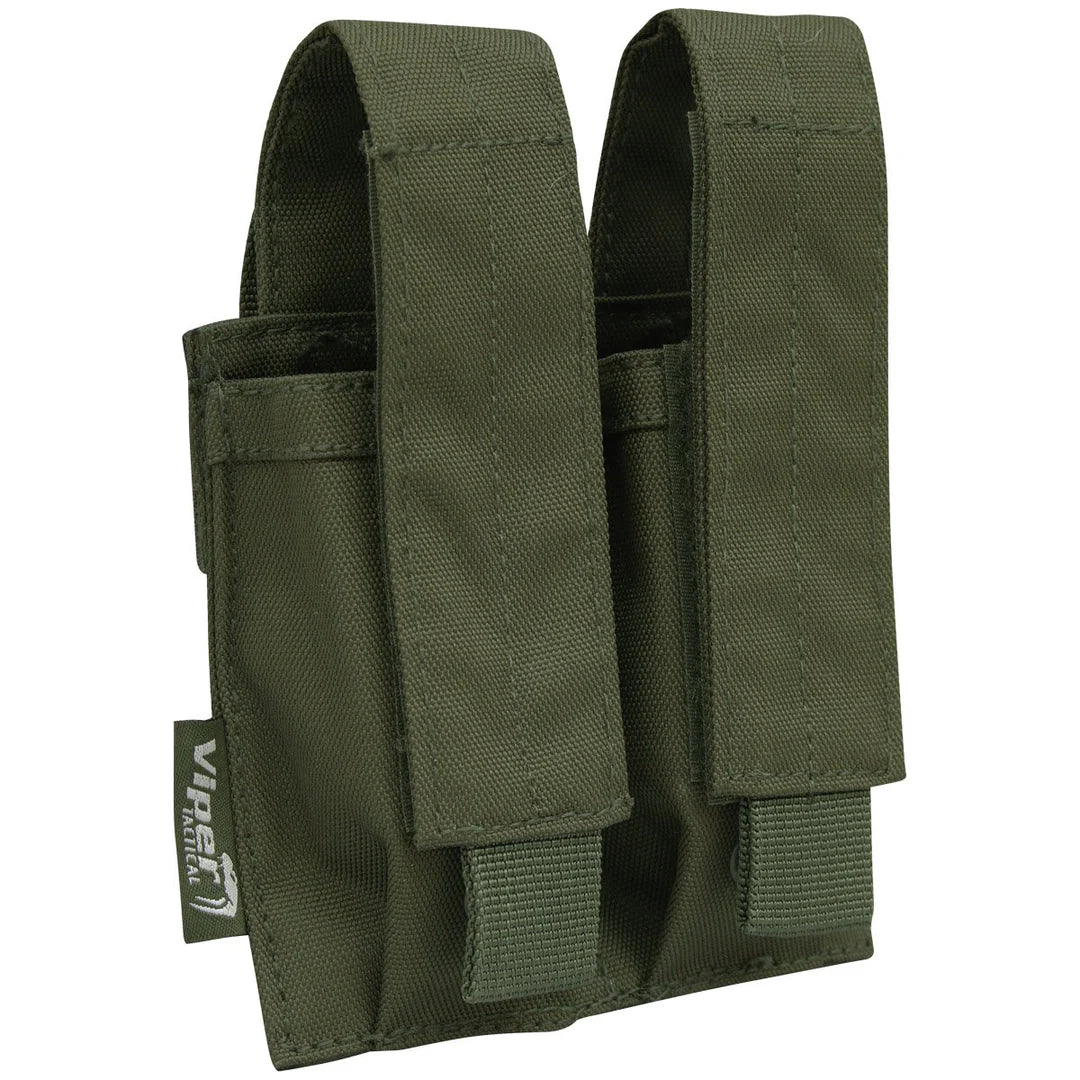 Viper Tactical Double Pistol Mag Pouch (Various Colours)-Viper Tactical-Socom Tactical Airsoft