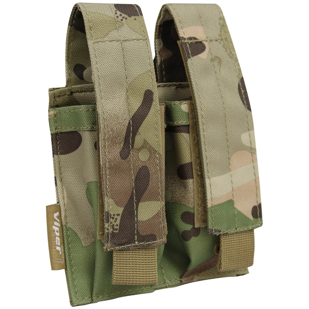 Viper Tactical Double Pistol Mag Pouch (Various Colours)-Viper Tactical-Socom Tactical Airsoft