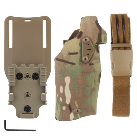 WBD 6354 DO Holster - 832（Use For G17 X300 Lamp）(Various Colours)-WBD-Socom Tactical Airsoft