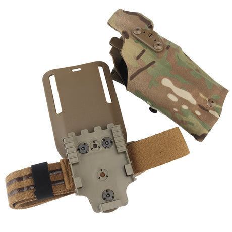 WBD 6354 DO Holster - 832（Use For G17 X300 Lamp）(Various Colours)-WBD-Socom Tactical Airsoft