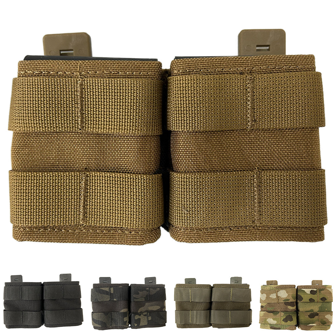 WBD Double S-Tak 5.56 Magazine Pouch With Retention (Various Colours)-WBD-Socom Tactical Airsoft