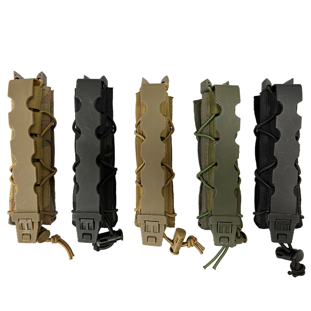 WBD Long Pistol / SMG Bungee Pouch (Various Colours)-WBD-Socom Tactical Airsoft