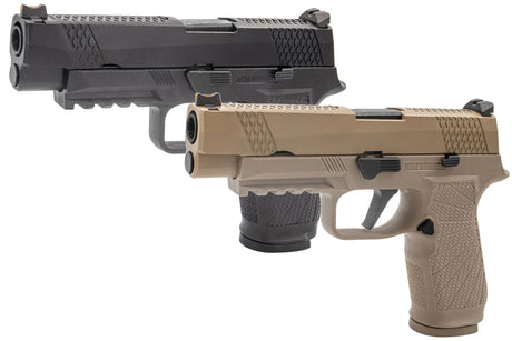WE F17 V2 GBB Pistol (Black or Tan)-Socom Tactical Airsoft