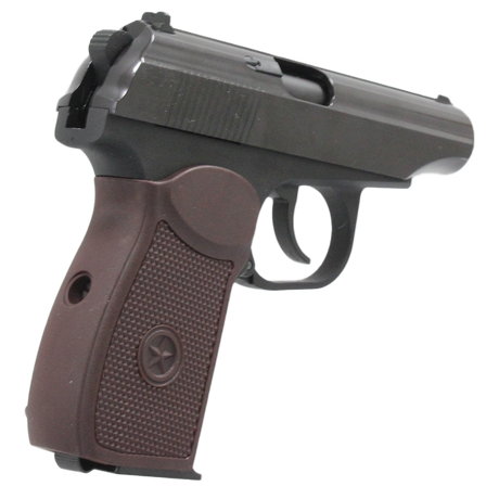 WE Makarov w/ Silencer & Extended Barrel - Brown grip-WE-Socom Tactical Airsoft